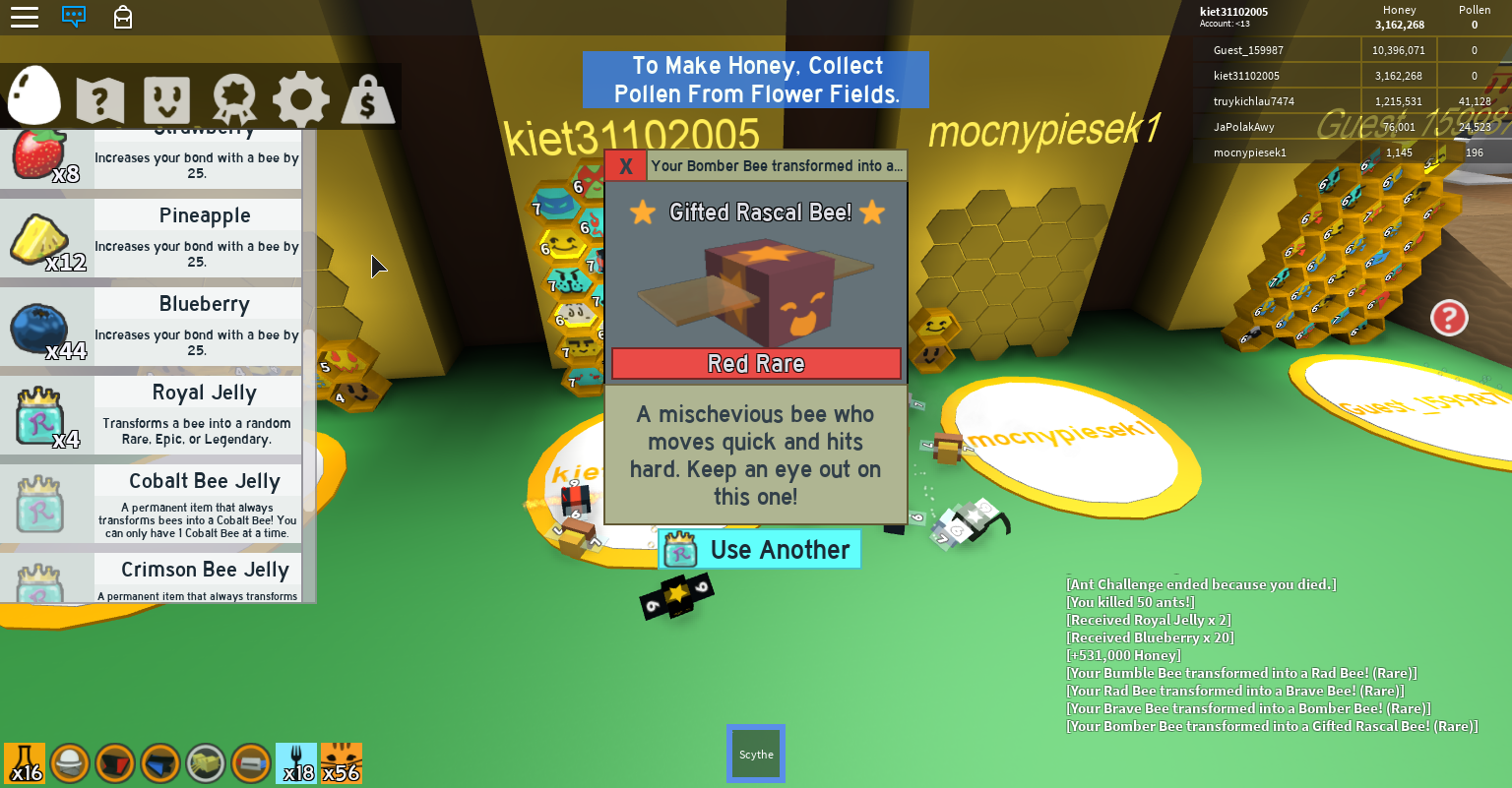 Codes For Roblox On Bee Swarm Simulator