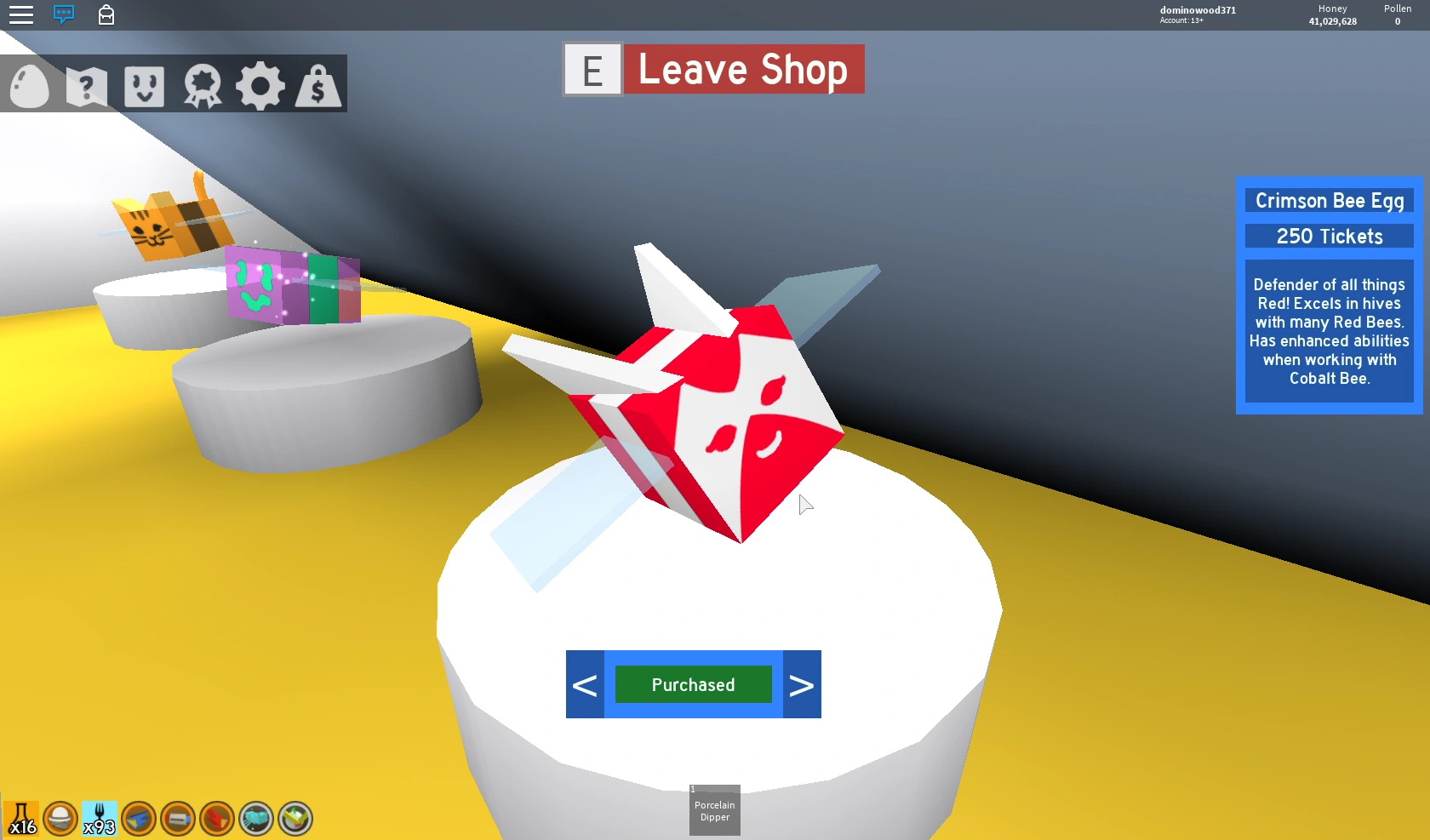 Crimson Bee Bee Swarm Simulator Wiki FANDOM powered by Wikia
