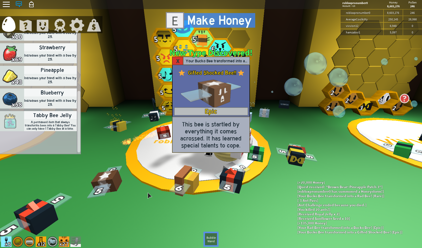 bee simulator roblox codes