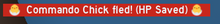Commando fled