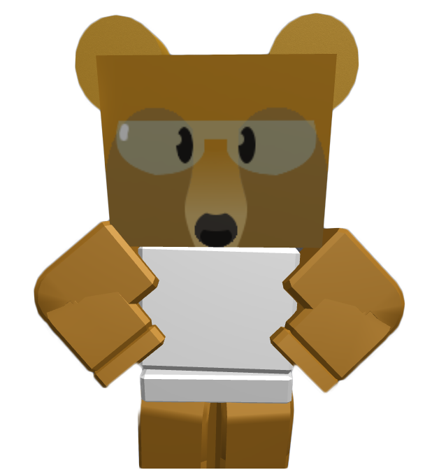 Science Bear Bee Swarm Simulator Wiki Fandom - brown bear from roblox