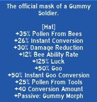 Gummy Mask Bee Swarm Sim