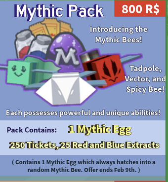 Bee Swarm Simulator Mythic Egg