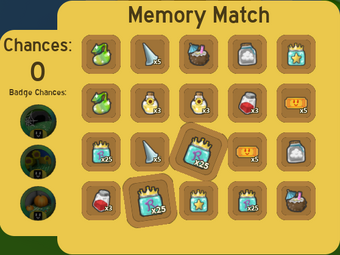 Bee Swarm Simulator Memory Match Locations