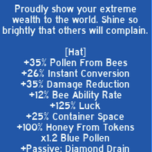 Roblox Bee Swarm Simulator Diamond Bee Mask