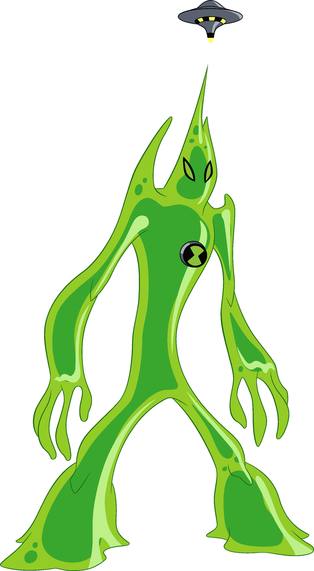 4/" Action Figure-Ben 10 Omniverse Fusion Toe-Pick Omni-plasme