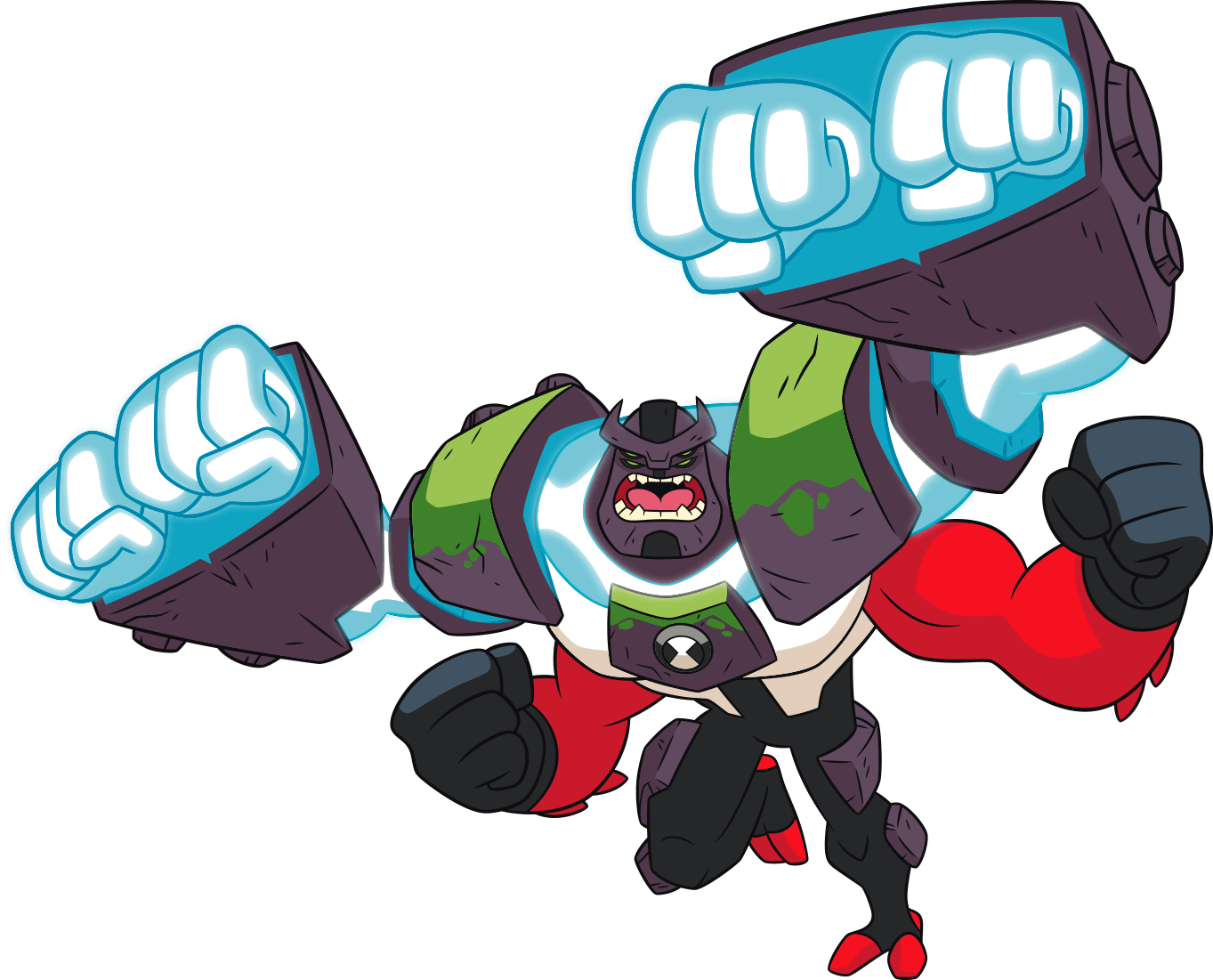 ben 10 reboot omni kix four arms