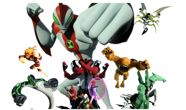 ben 10 destroy all aliens toys