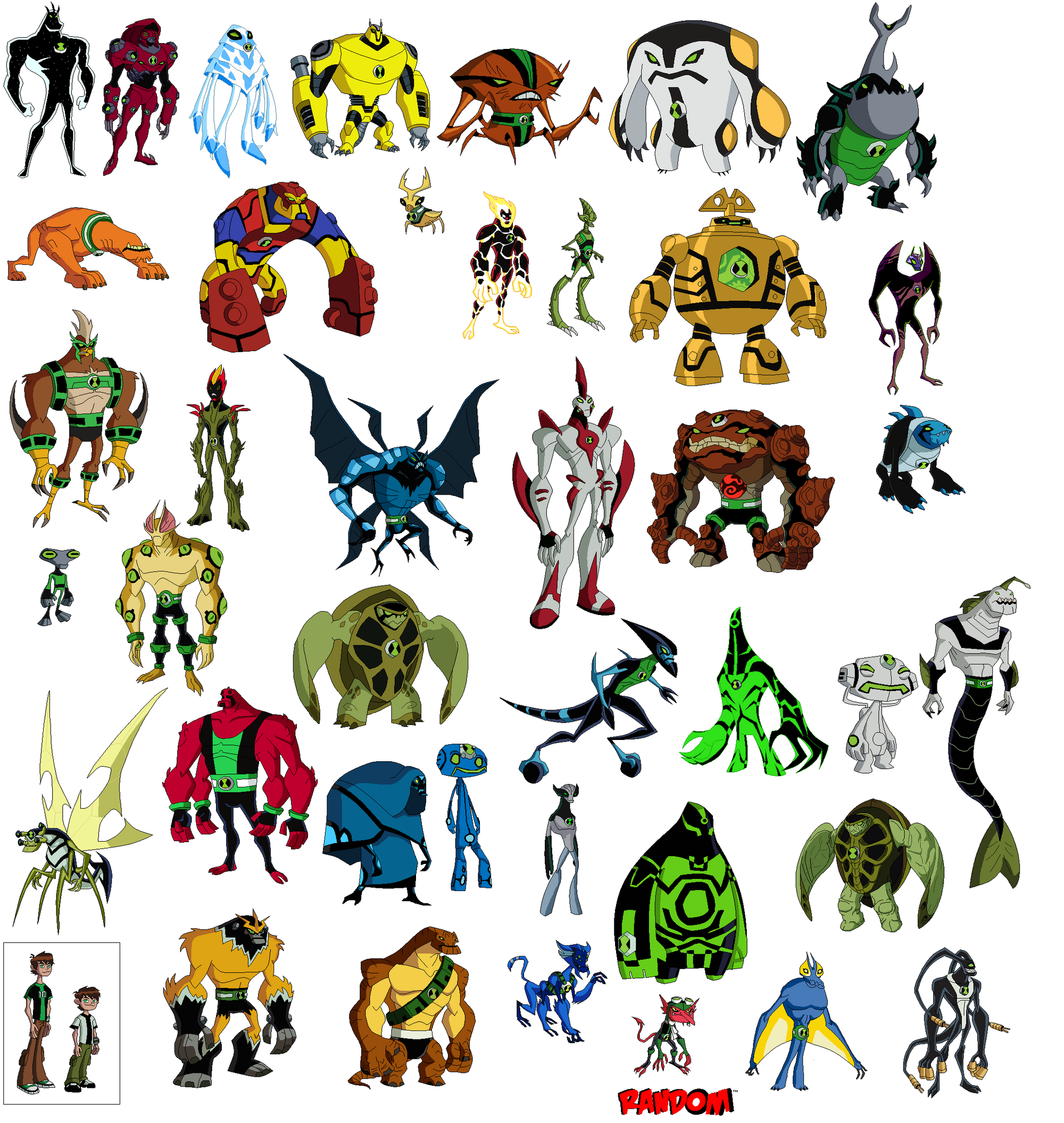 Imagem - Todos os Aliens Omniverse.PNG | Universo Ben 10 | FANDOM ...