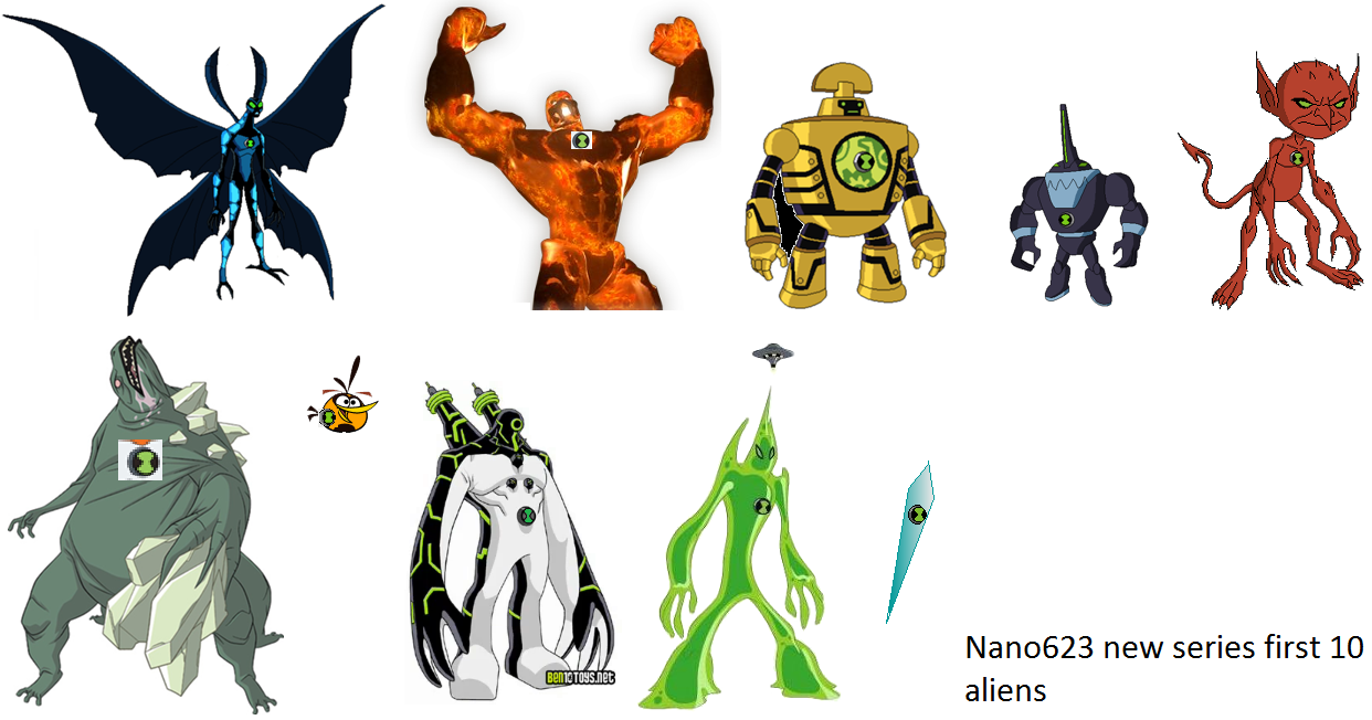 Image - 1st 10 Aliens.png | Ben 10 Fan Fiction Wiki | FANDOM powered by ...