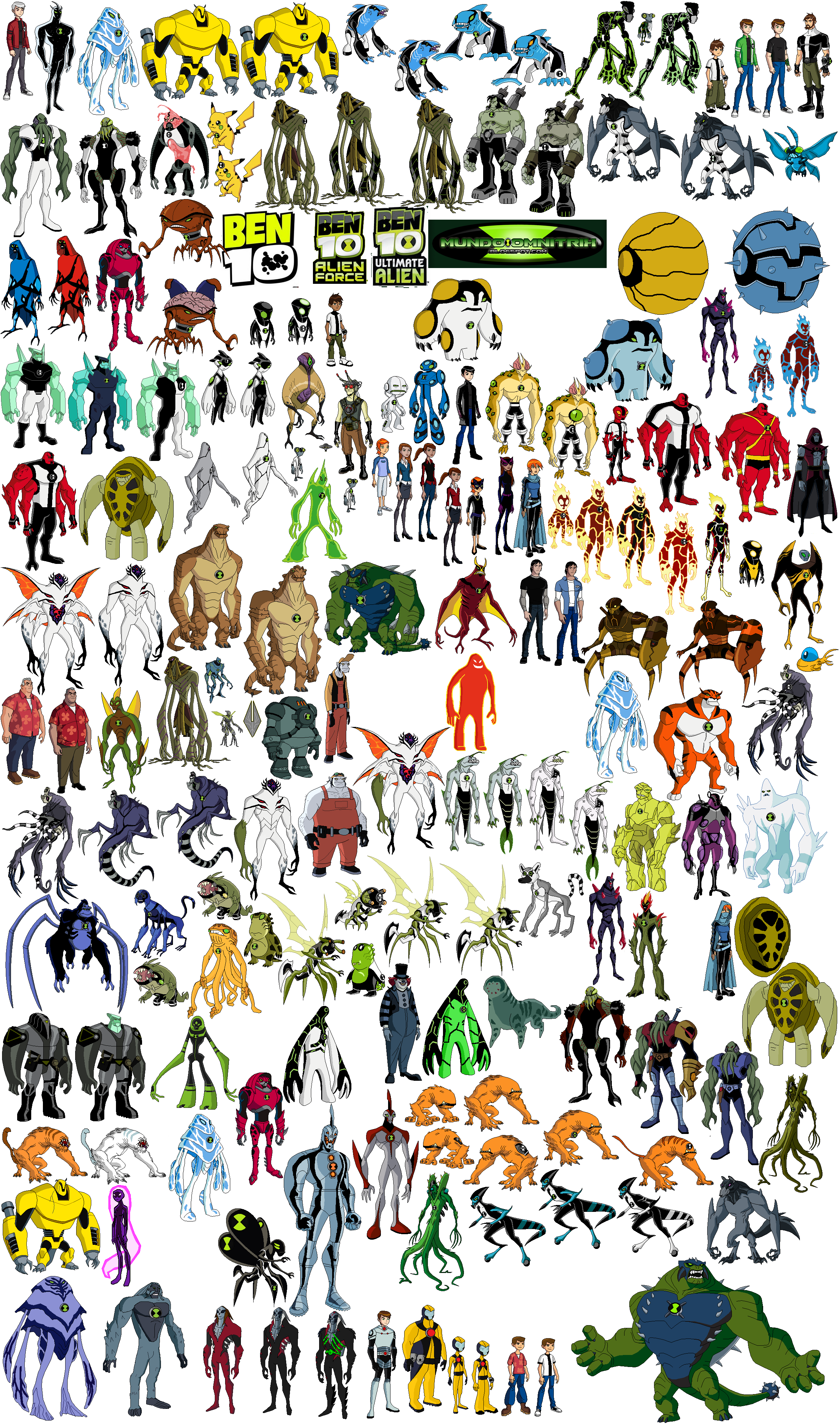image allaliens2 png ben 10 fan fiction wiki fandom powered by