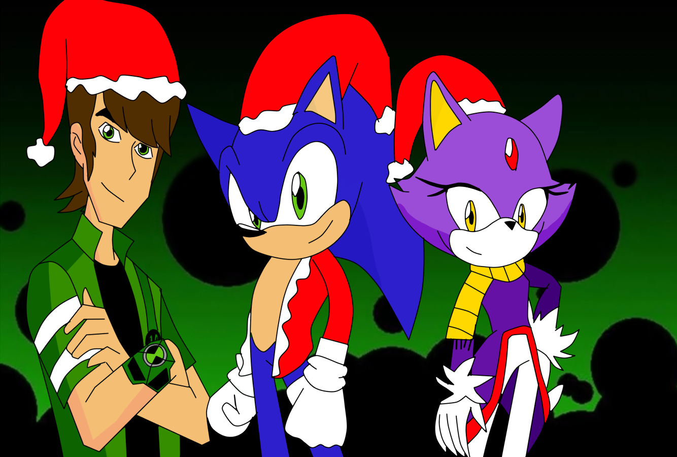 Especial de navidad de Ben 10 Sonic X | Ben 10 Fan Fiction Wiki ...