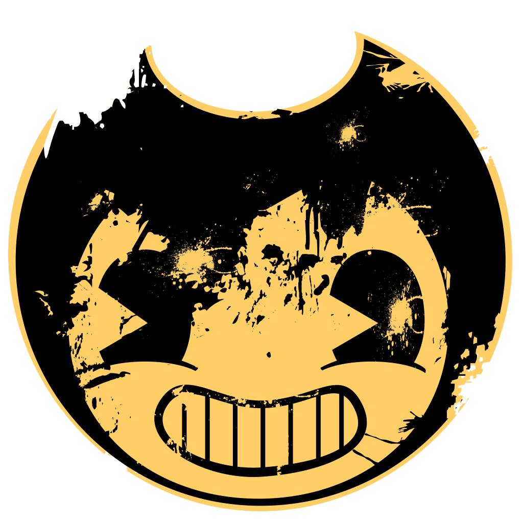 Bendy And The Ink Machine Face Obraz - Bendy face worn decal.png | Bendy and the Ink Machine Wiki