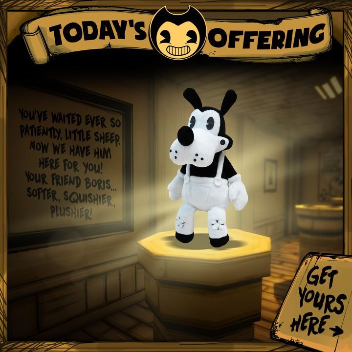 Image - Boris-plush-description.jpg | Bendy and the Ink Machine Wiki | FANDOM powered by Wikia