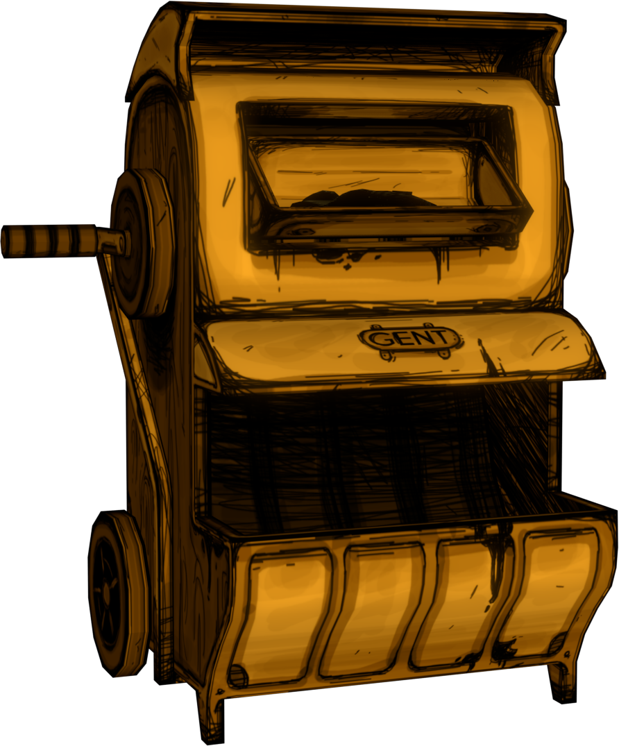Machine wiki. БЕНДИ И чернильная машина. БЕНДИ И чернильная машина предметы. Черлилиныя машина из БЕНДИ. Предметы из Bendy and the Ink Machine.
