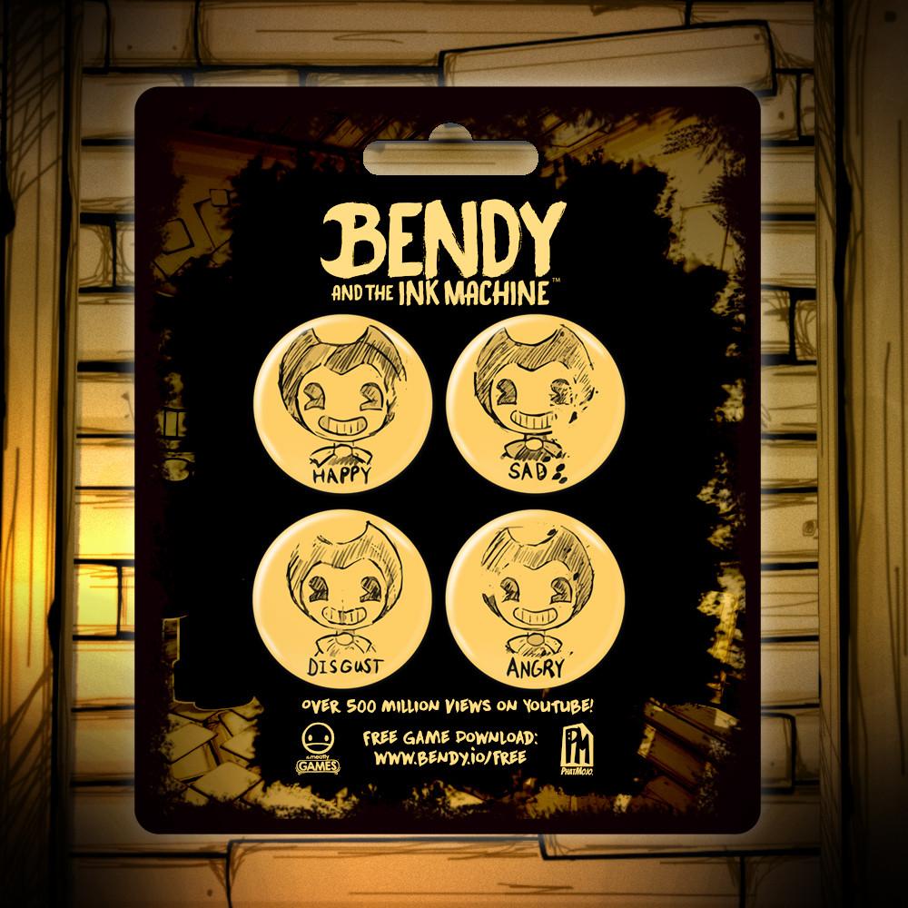 Image - Bendy faces button redners 530x@2x.jpg | Bendy and ...