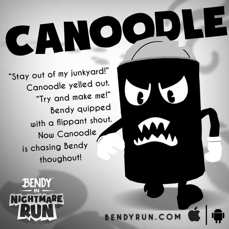 bendy in nightmare run characters