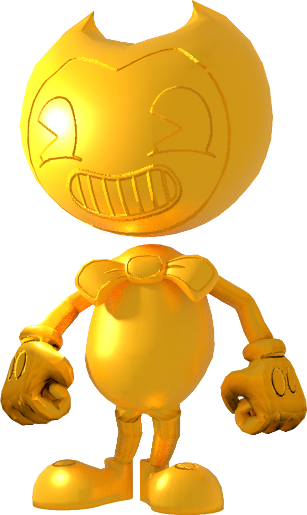 golden bendy plush