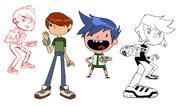 Ben 10 reboot development work by Andy Ristaino
