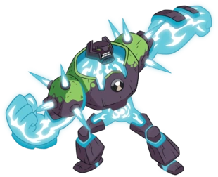 ben 10 shock rock figure