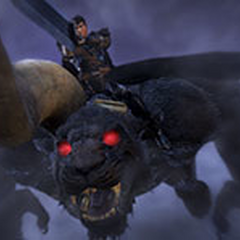 guts riding zodd statue