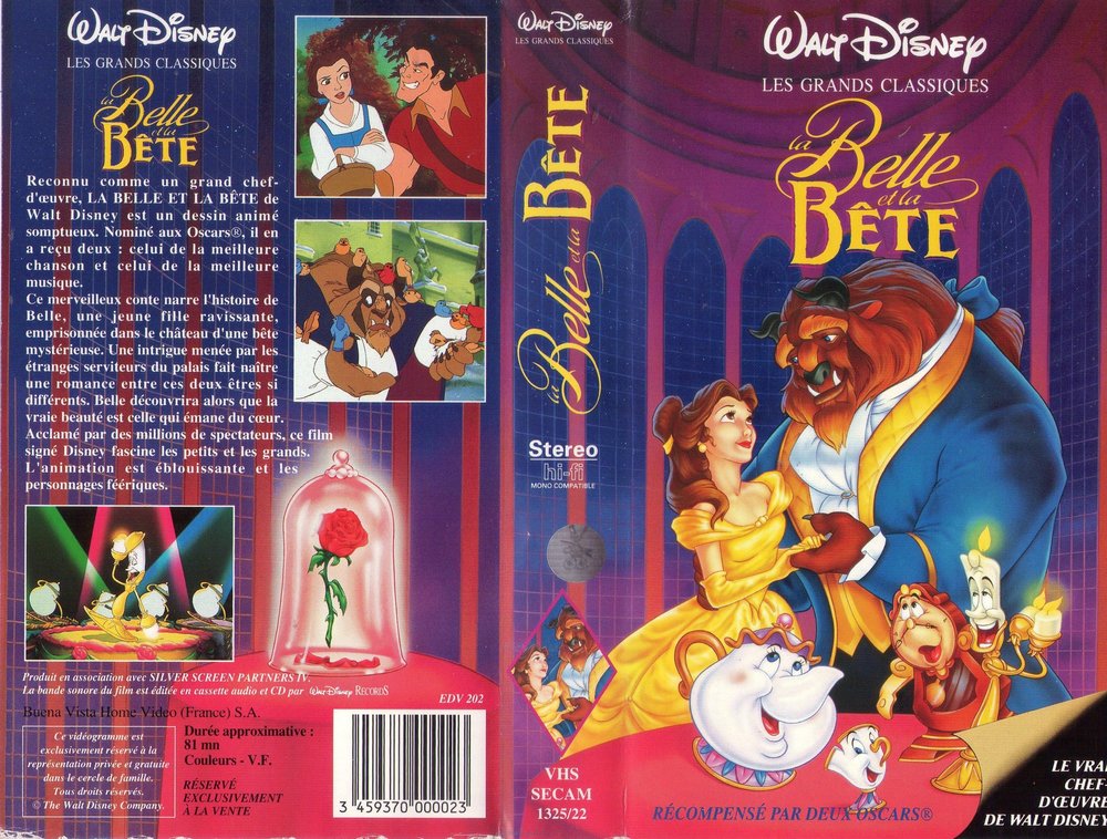La Belle Et La Bete Vhs Valeur WDHV (France) - La Belle et la bête (1993) (Vente) | Wiki Beta VHS | Fandom