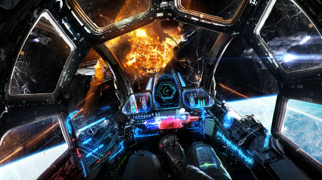 File:Interstellar dog fight by johnsonting-d8u27e4.jpg