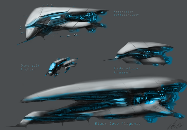 File:Federation spaceships by peterprime-d5dgxwb.png
