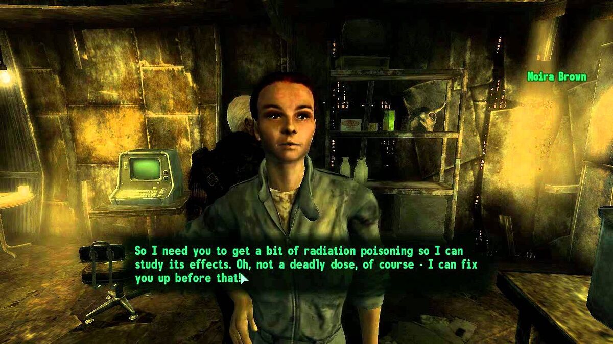 Fallout 3 Moira Brown asking for help