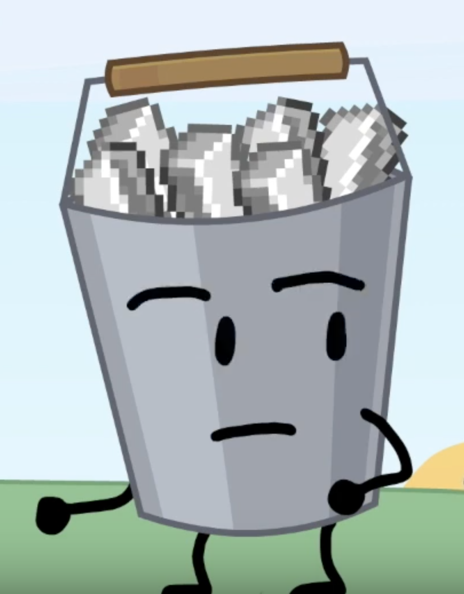 Iron Bucket Bfb Crushed Wiki Fandom