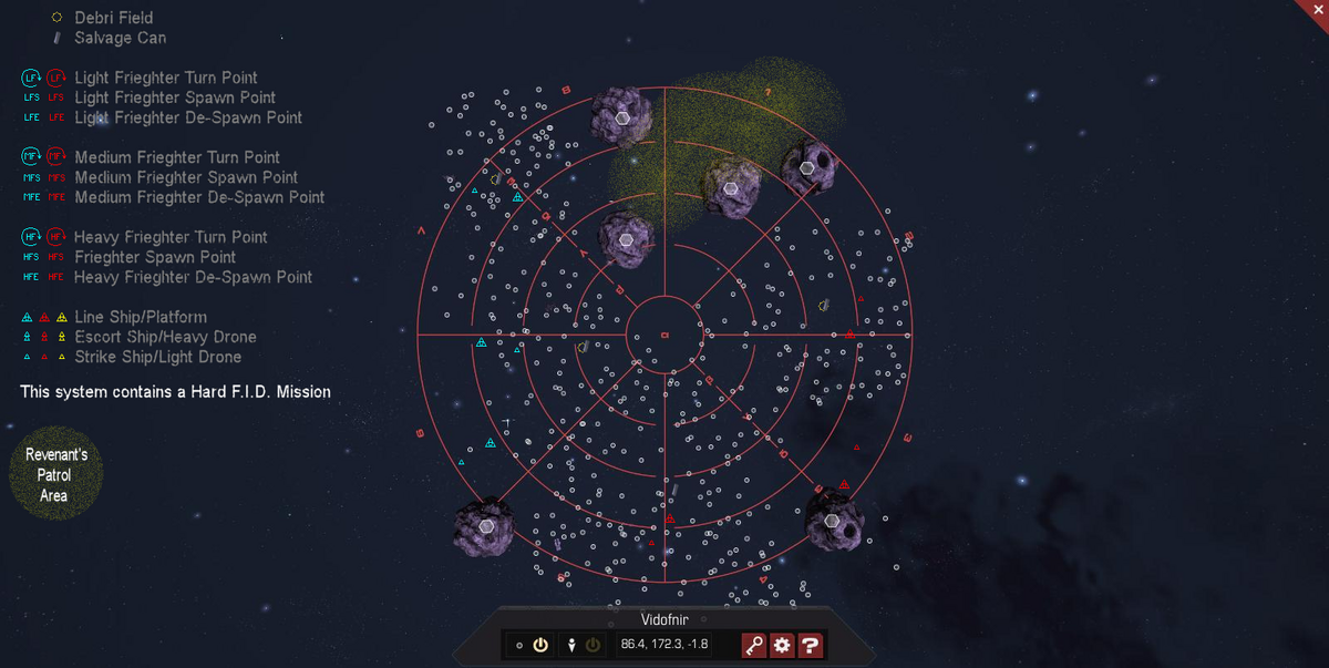 Vidofnir 3D System Map