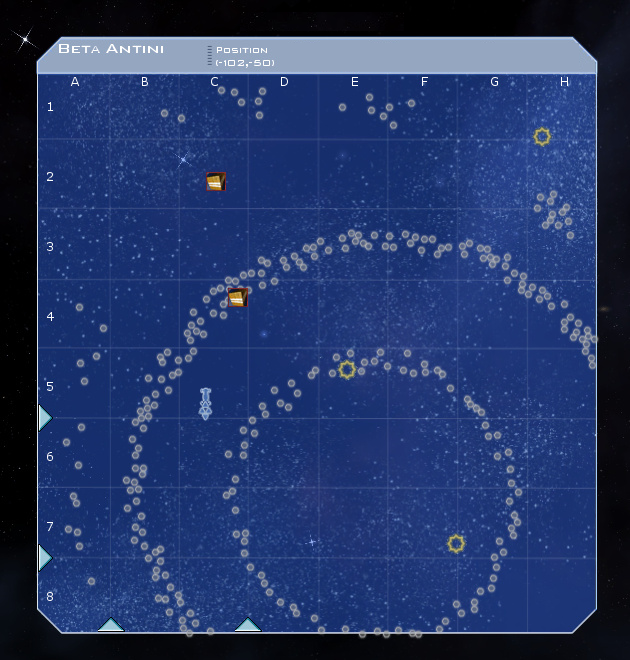 Beta Antini System Map