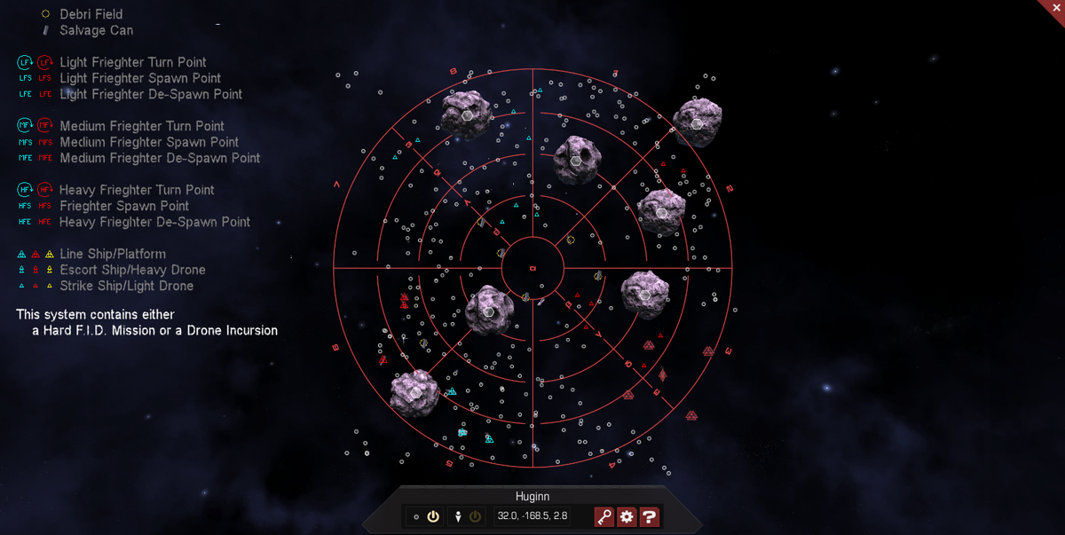 Huginn 3D System Map