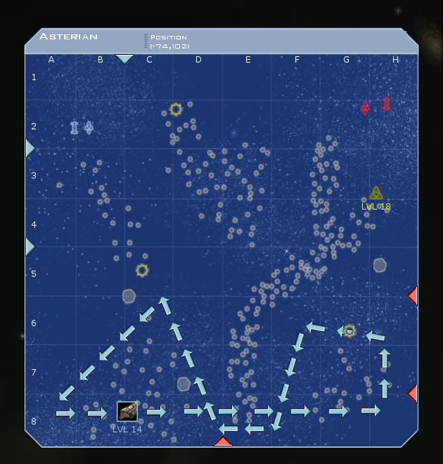 Asterian System Map