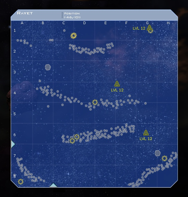 Rayet System Map