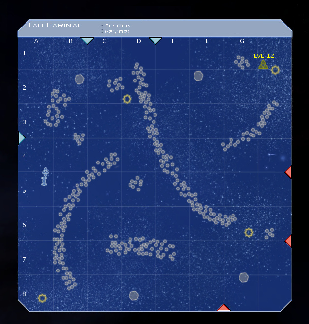 Tau Carinai System Map