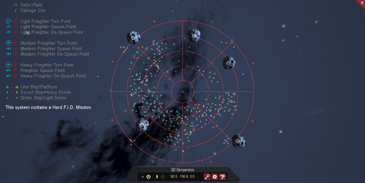 32 Serpentos 3D System Map