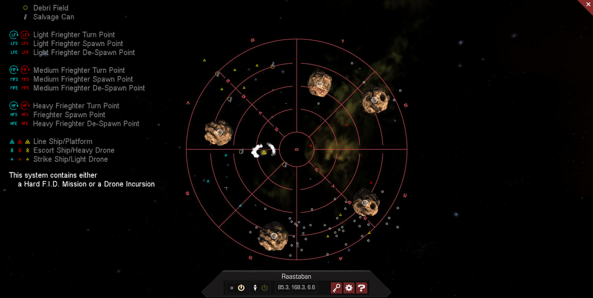 Raastaban 3D System Map