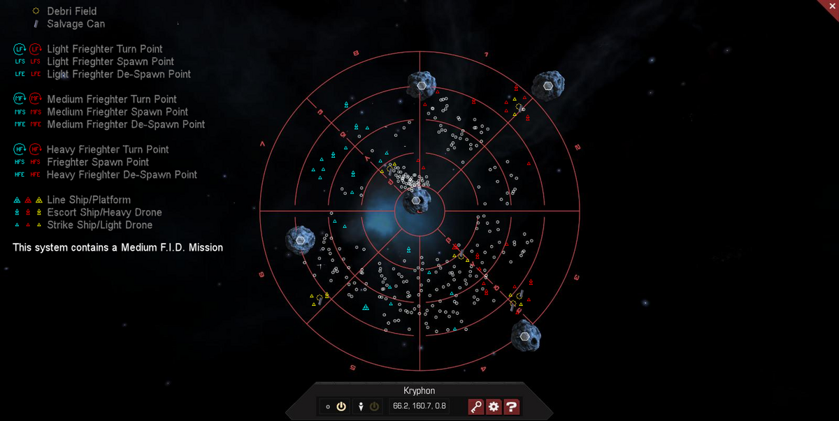 Kryphon 3D System Map