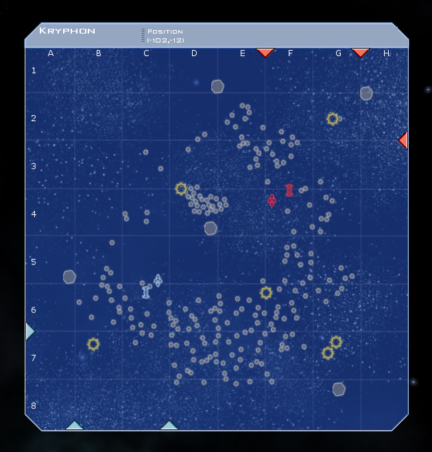 Kryphon System Map