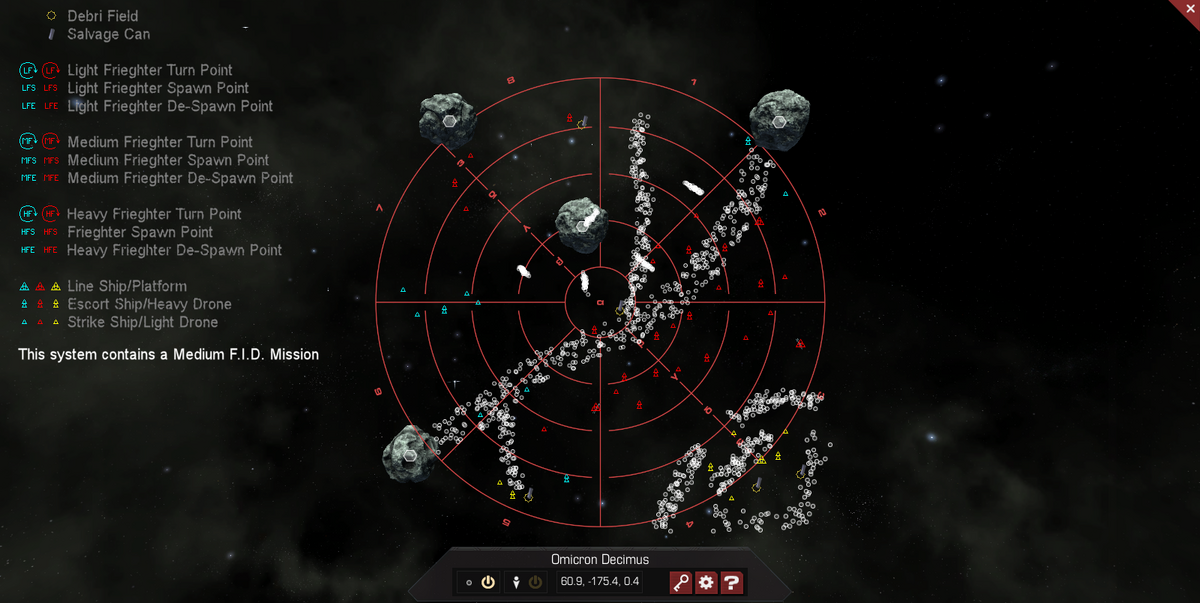 Omicron Decimus 3D System Map