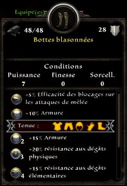 Bottes engagés