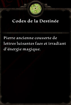 Codex de la Destinée