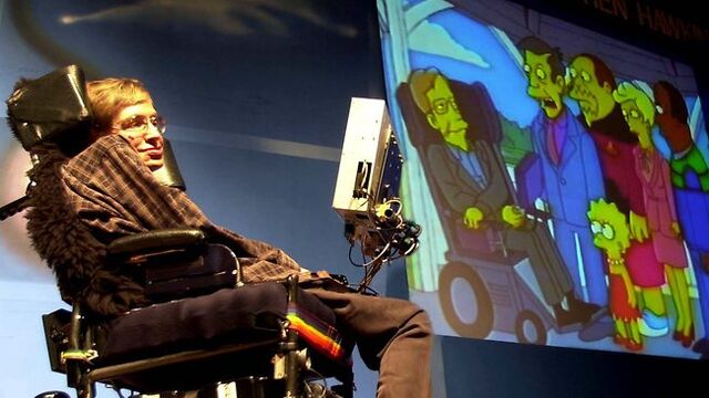 Image result for stephen hawking, the simpsons