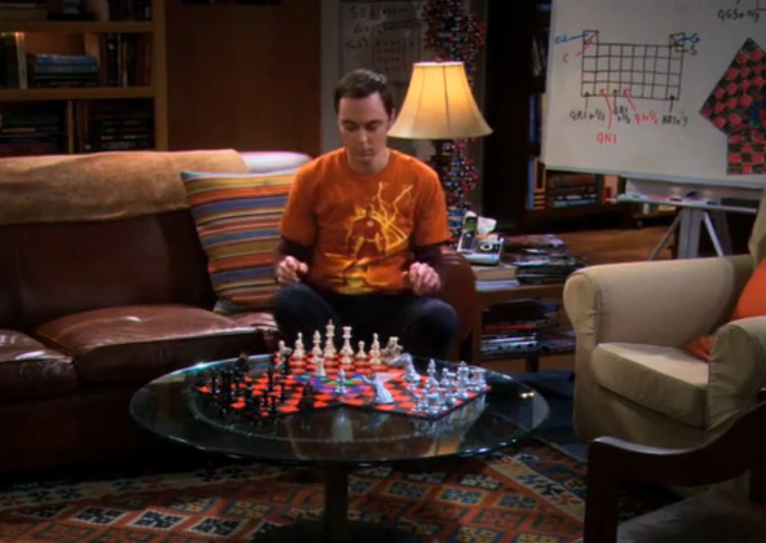 Image Sheldon emulating 3 person chess.jpg The Big Bang Theory Wiki
