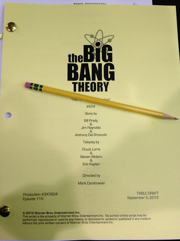 Image - TBBT 6x4 Script Page.jpg | The Big Bang Theory Wiki | FANDOM ...