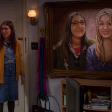 Painting Of Penny And Amy The Big Bang Theory Wiki Fandom