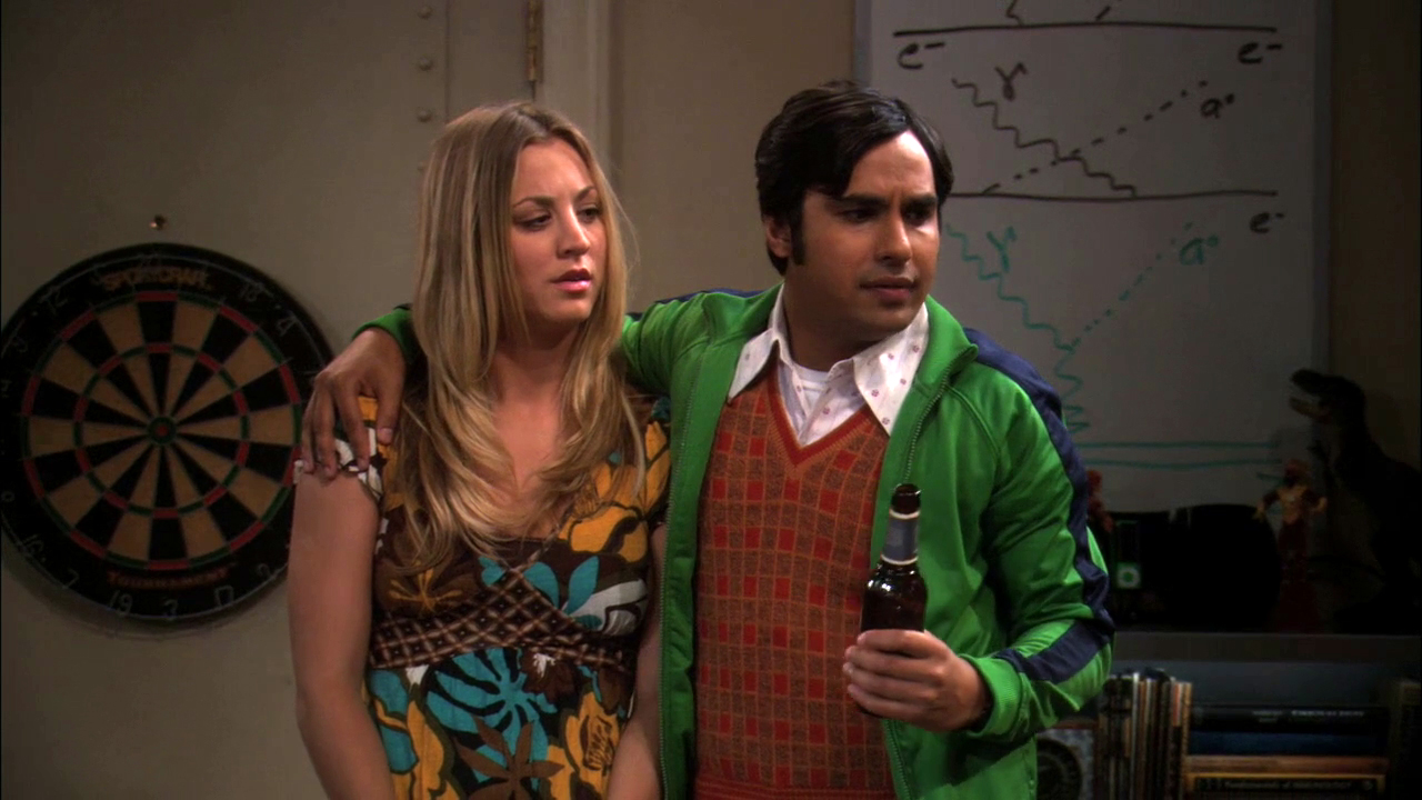 Image S5ep01 Raj With Penny The Big Bang Theory Wiki Fandom