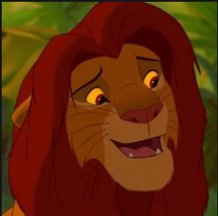 Simba Looking Happy