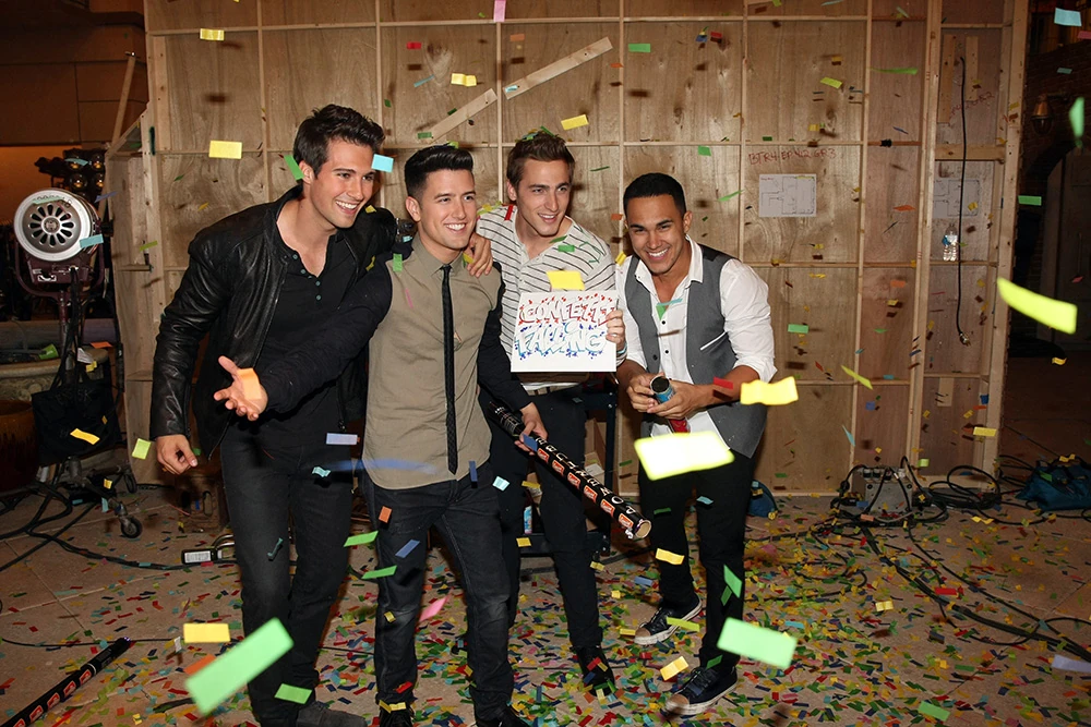 Image Btr confetti falling.jpg Big Time Rush Wiki FANDOM powered